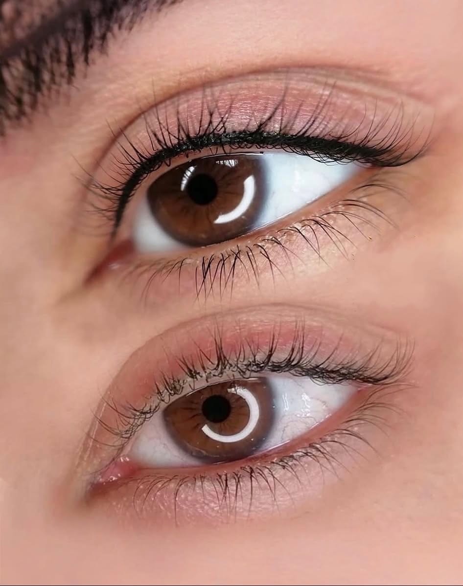 Permanent soft lash liner result